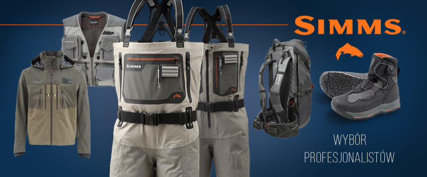 Wodery i buty Simms - wybór przewodników wedkarskich na całym świecie