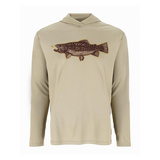 Simms Tech Hoody - Artist Series Stone Trout Fly