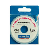 Hanak Strike Indicator Line 50m Fluo white