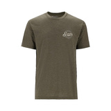 Simms Circle Lockup T-Shirt - Military Heather